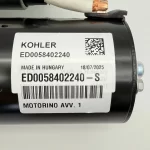 Kohler ED0058402240-S Diesel Starter Motor 1.7 KW Genuine